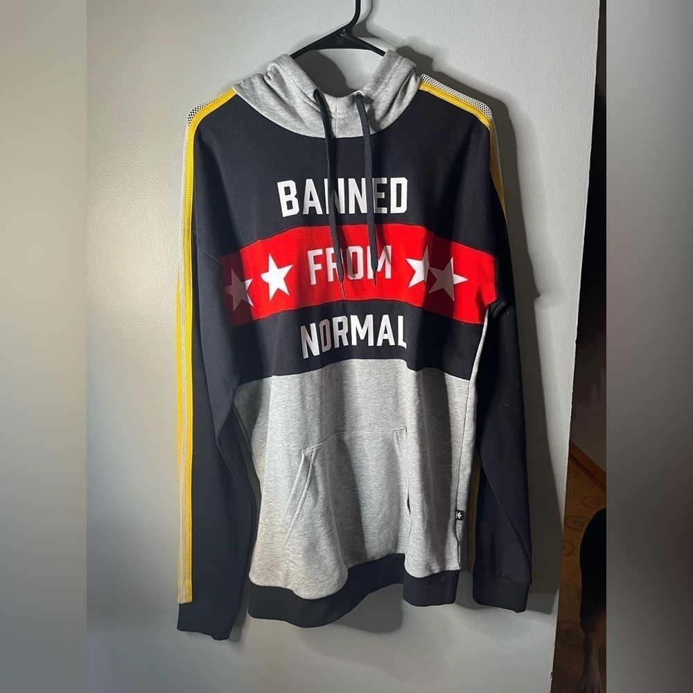 Rare NWT size Medium Adidas Rita Ora Banned From Normal Hoodie - Picture 2 of 6